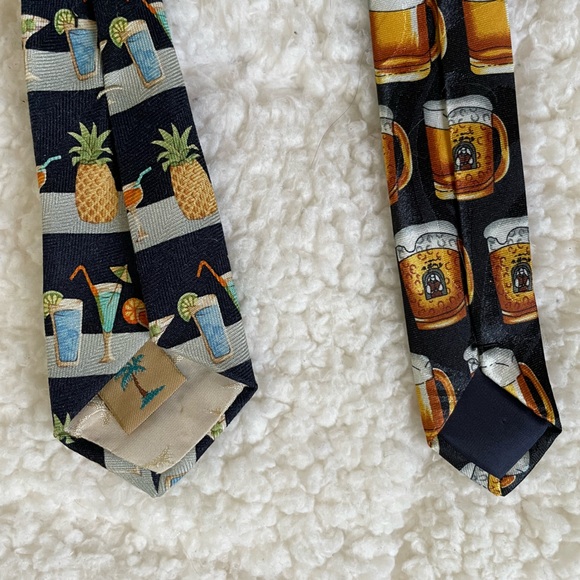 Steven Harris Beer Mug & Tommy Bahama Tropical Cocktail Drink Tie Set - Picture 5 of 6